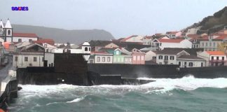 Aviso amarelo alargado a todas as ilhas dos Açores dr