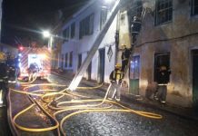 Incêndio Urbano destrói habitação no Faial