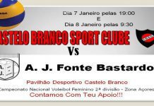 Voleibol – CBSC defronta A. J. Fonte Bastard DR