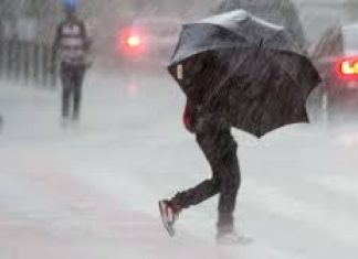 Previsão de chuva forte no grupo Central, alerta Proteção Civil