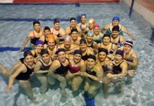 Comemoração do Dia da Mulher na piscina