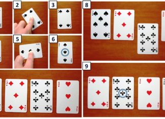 Simetrias e truques com cartas