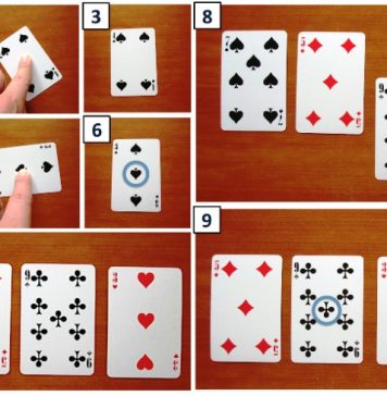 Simetrias e truques com cartas