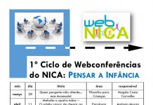 WebNICA: 1.º Ciclo de Conferências na Web do NICA