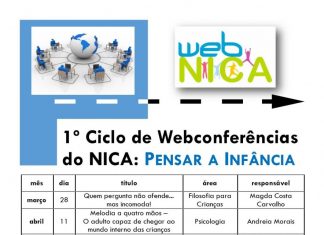 WebNICA: 1.º Ciclo de Conferências na Web do NICA