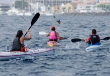 Prova da Páscoa junta mais de 15 canoístas dos Clubes Navais da Horta e de São Roque do Pico