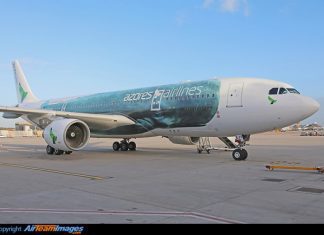 Decoração do Airbus A330 da Azores Airlines considerada uma das mais belas do mundo DR