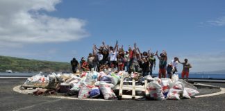 Grande limpeza Internacional de lixo marinho partiu da ilha do Faial DR