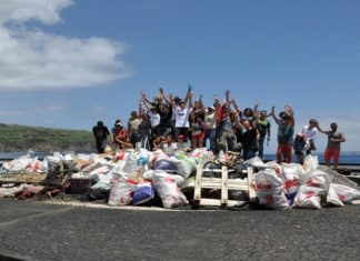 Grande limpeza Internacional de lixo marinho partiu da ilha do Faial DR