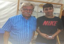 Tomás Oliveira, o mais jovem nadador na Prova de Natação de Águas Abertas/8 kms