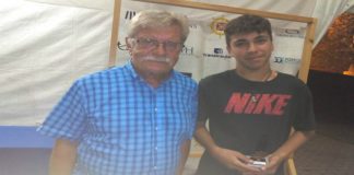 Tomás Oliveira, o mais jovem nadador na Prova de Natação de Águas Abertas/8 kms