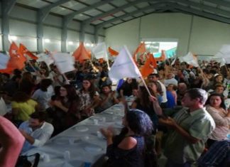 Enchente nas angústias para receber a Coligação PSD/CDS-PP DR