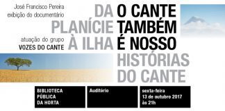 Biblioteca Pública João José da Graça recebe “Da Planície à Ilha: O Cante também é nosso” DR