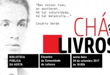 Biblioteca Pública promove mais um “Chá com Livros” DR