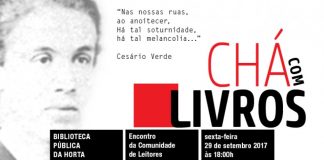 Biblioteca Pública promove mais um “Chá com Livros” DR