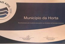 Cidade da Horta distinguida com o prémio Educação Ambiental 2016 DR