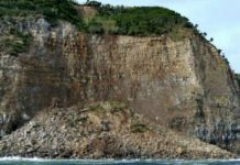 Capitania do Porto da Horta alerta para derrocada na ponta da Espalamaca DR