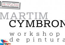 Biblioteca recebe workshop de pintura de Martim Cymbron DR