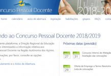 Concurso Interno de Afetação de Pessoal Docente – 448 professores colocados no ano escolar 2018/2019 DR