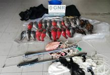 GNR – Apreendidos 37 quilos de pescado no Faial DR