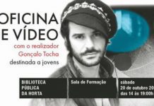 Biblioteca Pública João José da Graça – Gonçalo Tocha promove oficina de vídeo na Horta DR