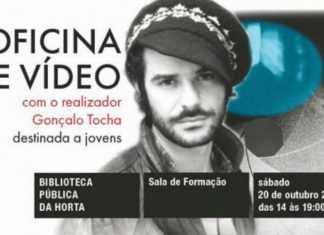 Biblioteca Pública João José da Graça – Gonçalo Tocha promove oficina de vídeo na Horta DR