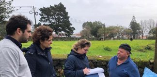 Andreia Cardoso acompanhou famílias desalojadas na ilha Terceira