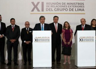 Grupo de Lima defende transição na Venezuela “pacífica e apoiada na Constituição”