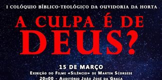 “A culpa é de Deus?” – Ouvidoria da Horta promove I Colóquio Bíblico-Teológico