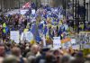 Um milhão de manifestantes contra o ‘Brexit’ desfilaram em Londres