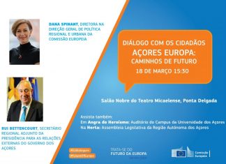 Governo dos Açores promove ‘Diálogo com os Cidadãos’ sobre a Europa, a 18 de março, em Ponta Delgada