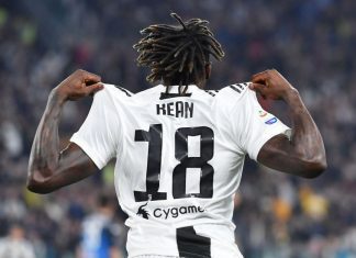 Sem Cristiano Ronaldo, foi o jovem Kean a dar os três pontos à Juventus