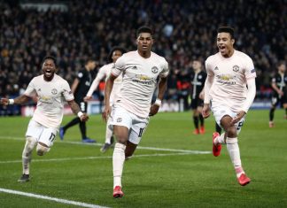 Manchester United dá a volta à eliminatória ao derrotar PSG por 3-1 nos oitavos de final