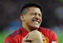Manchester United revela que Alexis Sánchez vai parar até 6 semanas por lesão