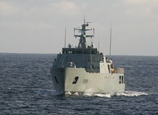 Navio Patrulha Oceânico Figueira da Foz reforça dispositivo naval nos Açores