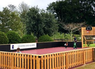 Parque Século XXI, em Ponta Delgada, com novo campo de jogos para os mais novos