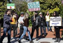 Dezenas de manifestantes em Pedrógão Grande recebidos com resistência verbal de residentes