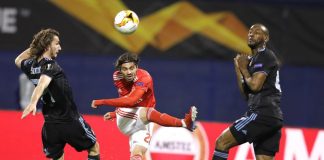 Benfica perde em casa do Dinamo Zagreb na primeira mão dos oitavos de final
