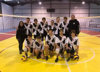Voleibol – Série 2 AAC em 3.º no Campeonato Regional de Iniciados masculinos
