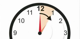 Hora adianta das 00H00 para as 01H00 da madrugada de domingo