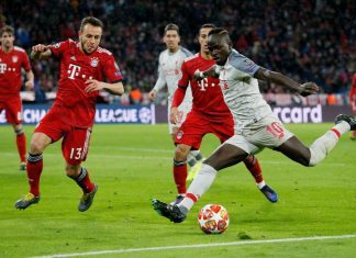 Sadio Mané ‘bisa’ em Munique e Liverpool segue para os ‘quartos