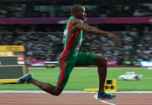 Bicampeão em título Nelson Évora na final do triplo-salto nos europeus de atletismo