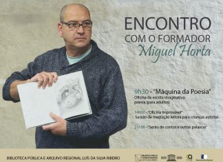 Biblioteca Pública Luís da Silva Ribeiro promove encontro com o formador Miguel Horta