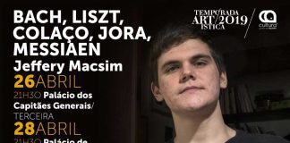 Palácios dos Capitães-Generais, em Angra do Heroísmo, e de Santana, em Ponta Delgada, acolhem recital de piano no âmbito da Temporada Artística 2019