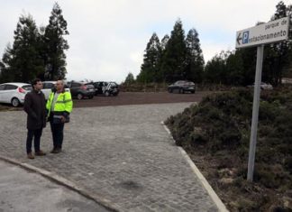 Novo parque de estacionamento da Lagoa do Fogo, em S. Miguel, entrou hoje em funcionamento