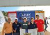 José Leonardo Silva congratula Rui Silveira pela conquista do Título de Campeão Nacional de Vela