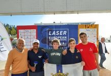 José Leonardo Silva congratula Rui Silveira pela conquista do Título de Campeão Nacional de Vela