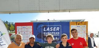 José Leonardo Silva congratula Rui Silveira pela conquista do Título de Campeão Nacional de Vela