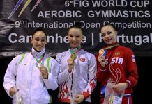 Vasco Cordeiro felicita Sara Silva pela conquista da Medalha de Prata na Taça do Mundo de Ginástica Aeróbica