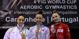 Vasco Cordeiro felicita Sara Silva pela conquista da Medalha de Prata na Taça do Mundo de Ginástica Aeróbica